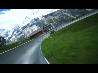 ride in the swiss alps