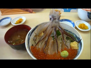 there is a japanese dish in which a dead octopus "dances" on a plate.