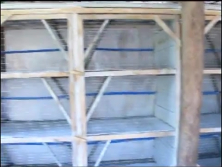 cages for rabbits according to the method of zolotukhin n i. from yaroslav (video 1) сages for rabbits